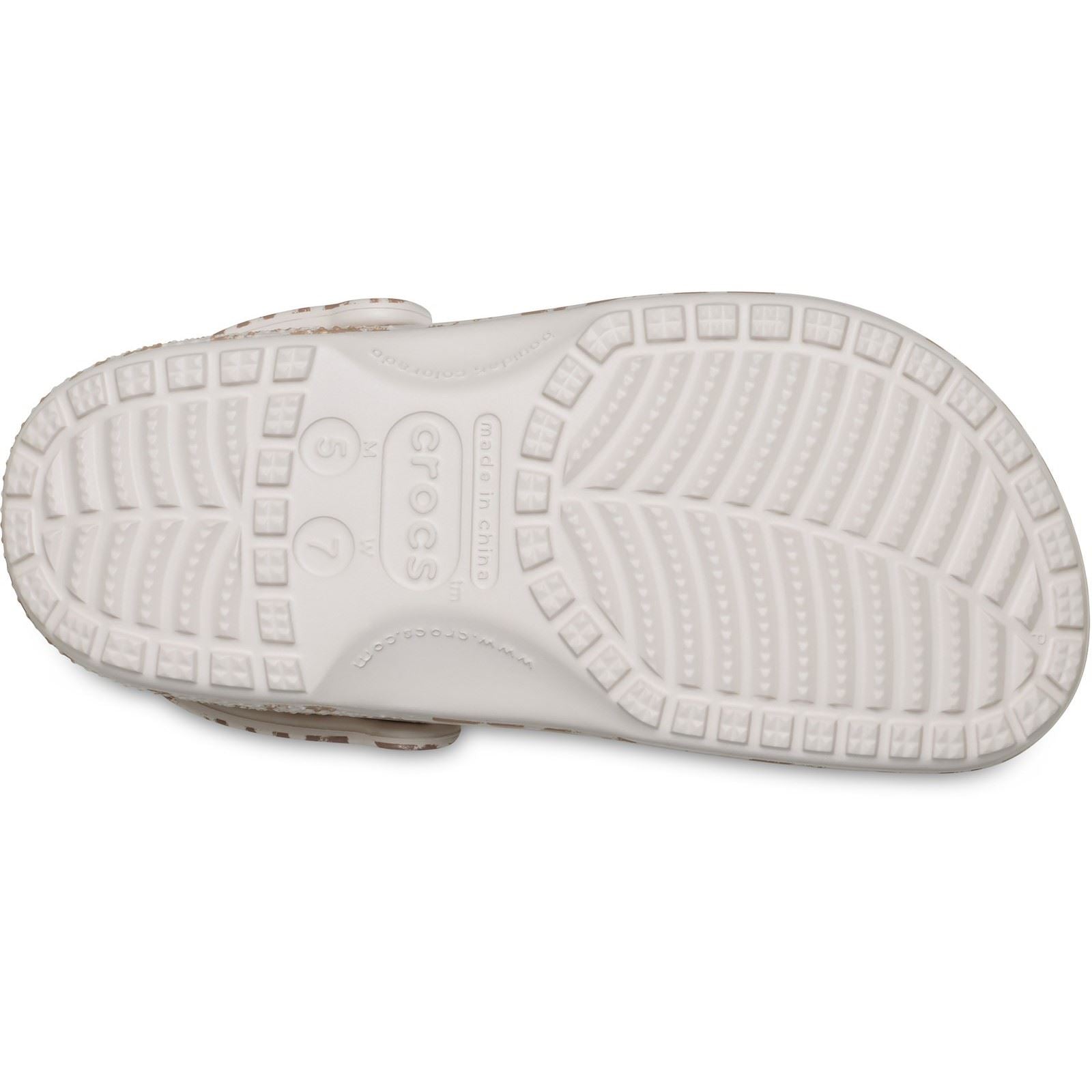 Crocs Classic Pop Animal EVA Women's Beige Clogs