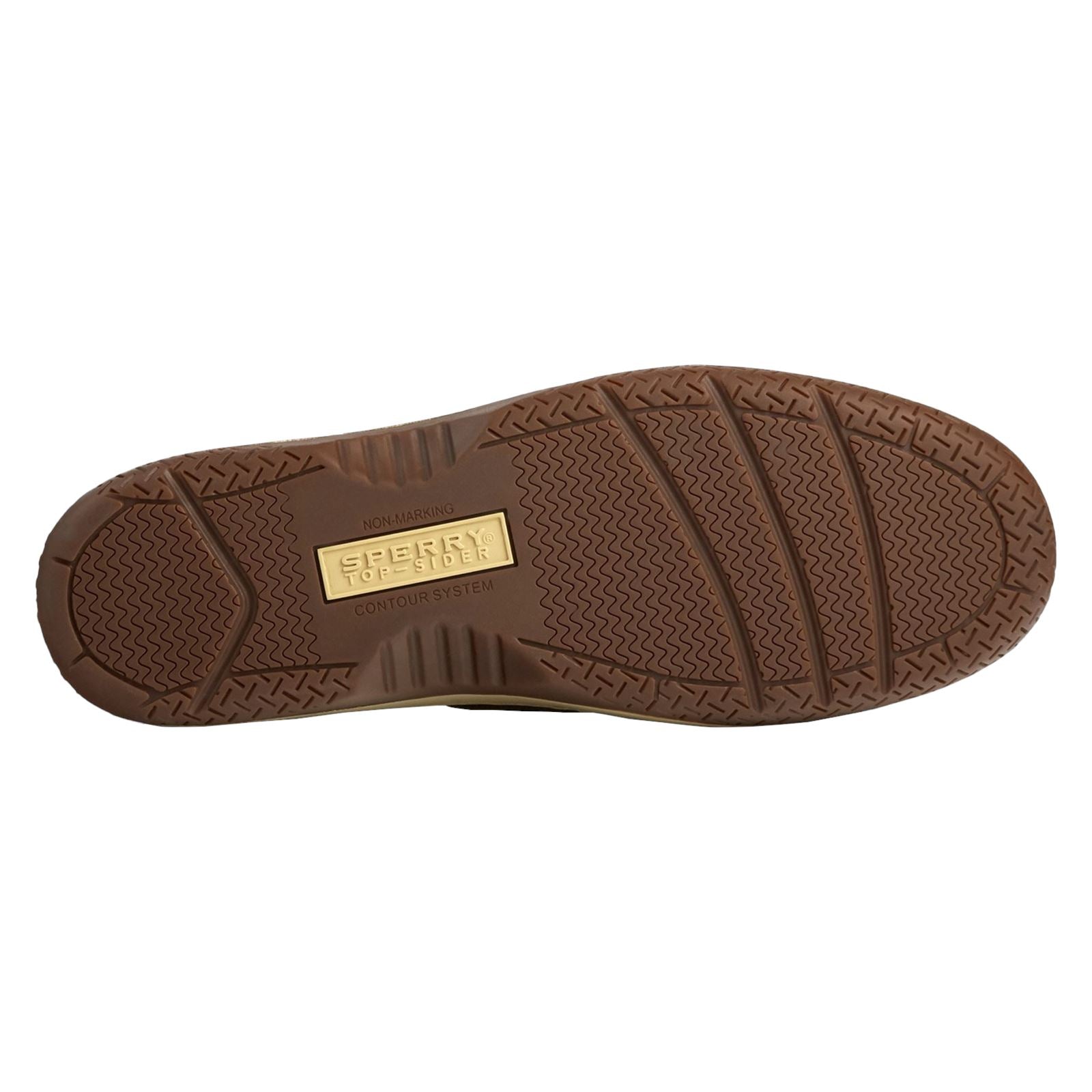 Sperry Billfish 3-Eye Leather Men's Dark Tan Boat Shoes