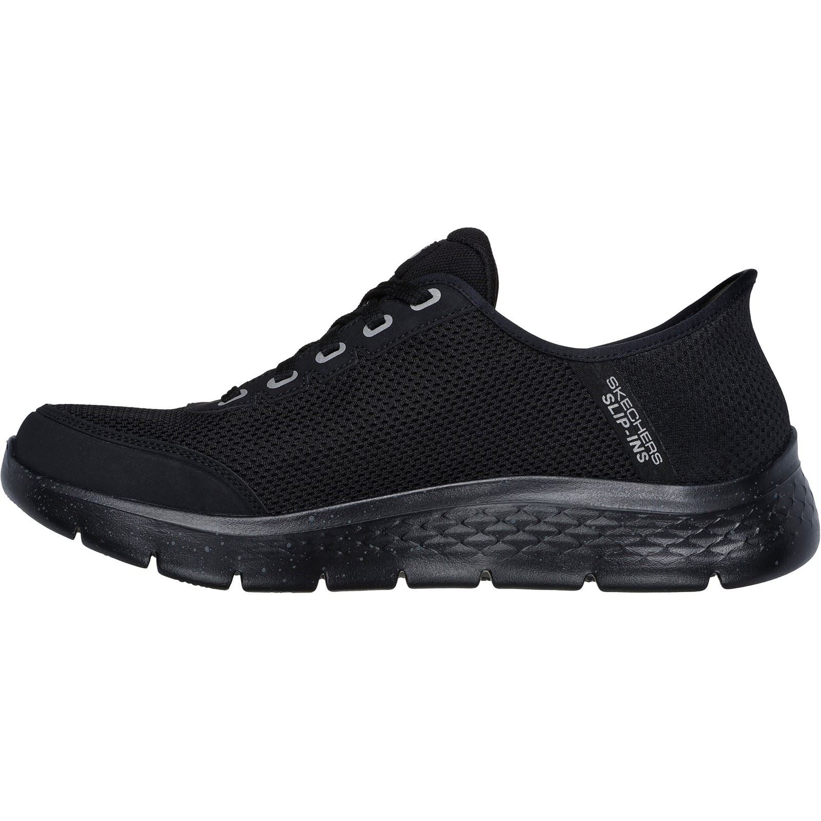 Skechers GO WALK Flex Textile Men's Black Trainers
