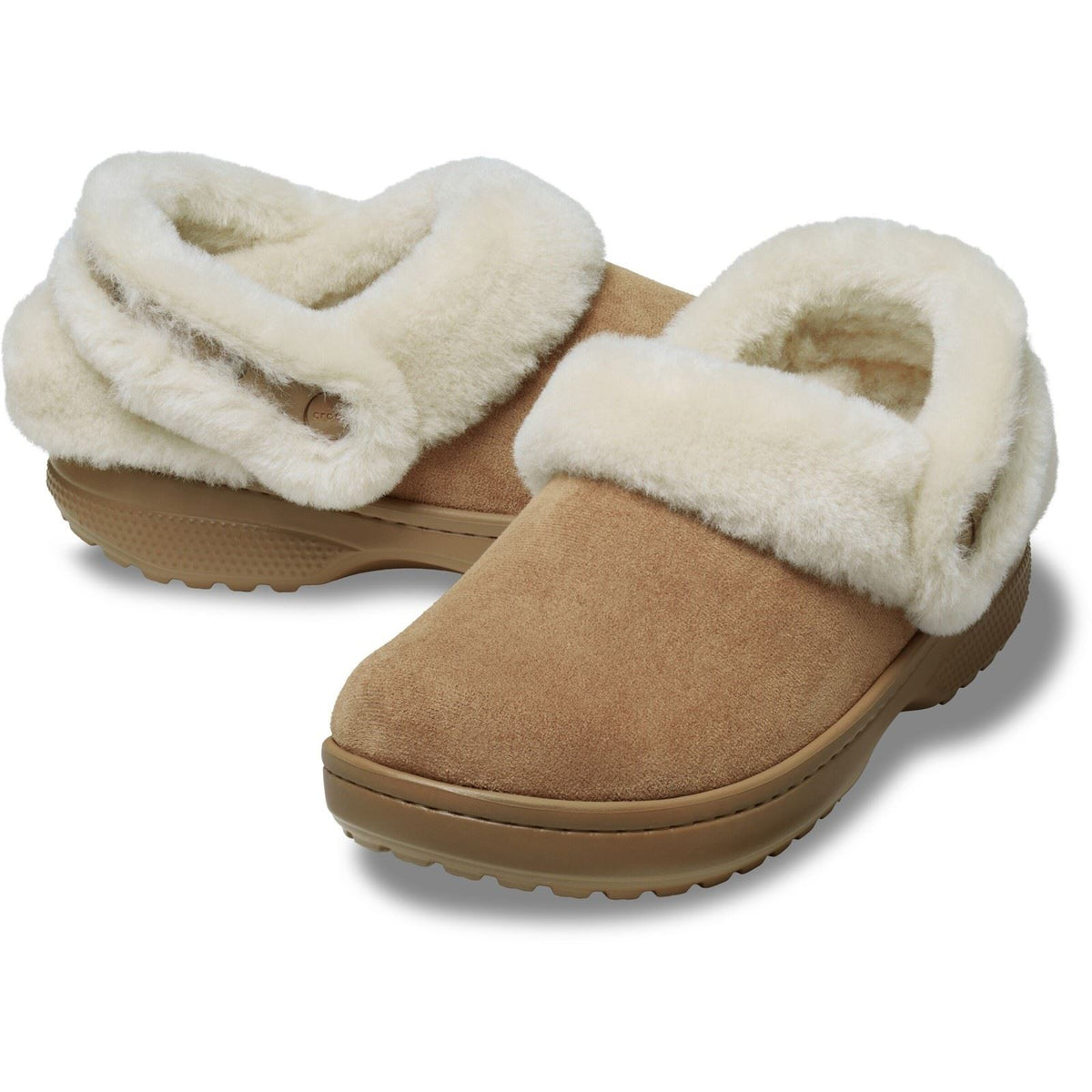 Crocs Unfurgettable Vegan Suede Polyester Women's Sepia Clogs