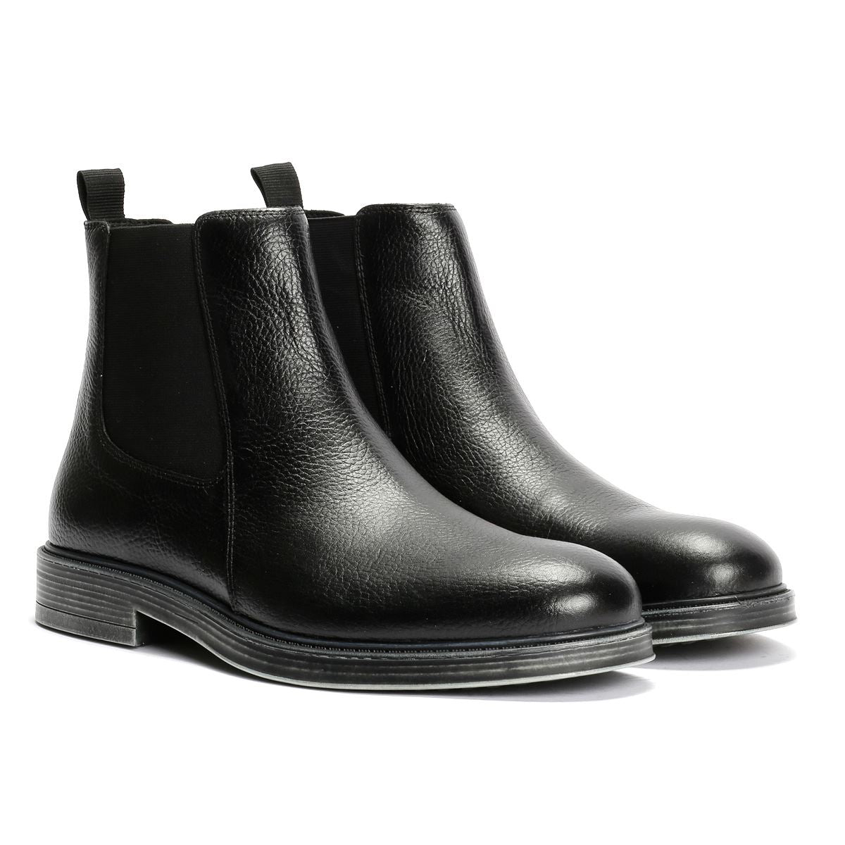 Geox Henreys Leather Men's Black Boots