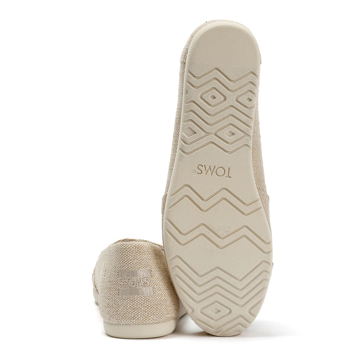 TOMS Alpargata Ballet Canvas Women's Champagne Espadrilles