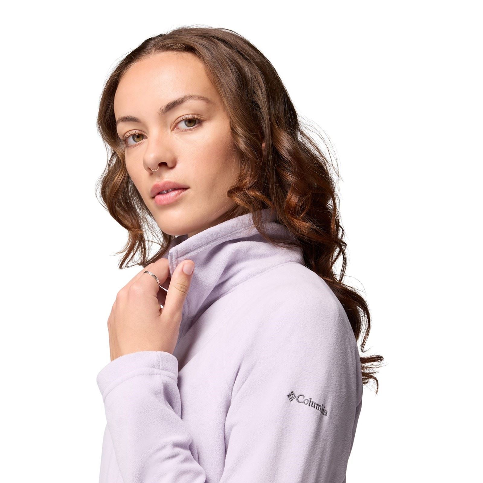 Columbia Glacial IV 1/2 Zip Women's Purple Fleece Jackets