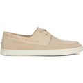 Dune Blaizerss Fabric Men's Cream Boat Shoes