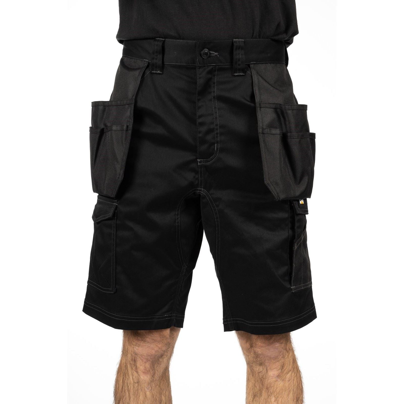 Caterpillar Essential Stretch Holster Synthetic Men's Black Work Shorts
