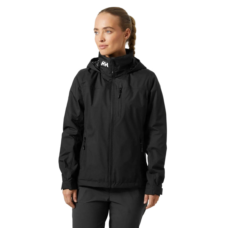 Helly Hansen Sport Crew Hooded Midlayer Sailing Jacket 2.0 Women's Black Sailing Jacket