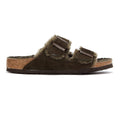 Birkenstock Arizona Shearling Mocca Bruin sandalen