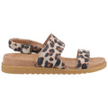 TOMS Marin Suede Women's Oatmeal Leopard Sandals