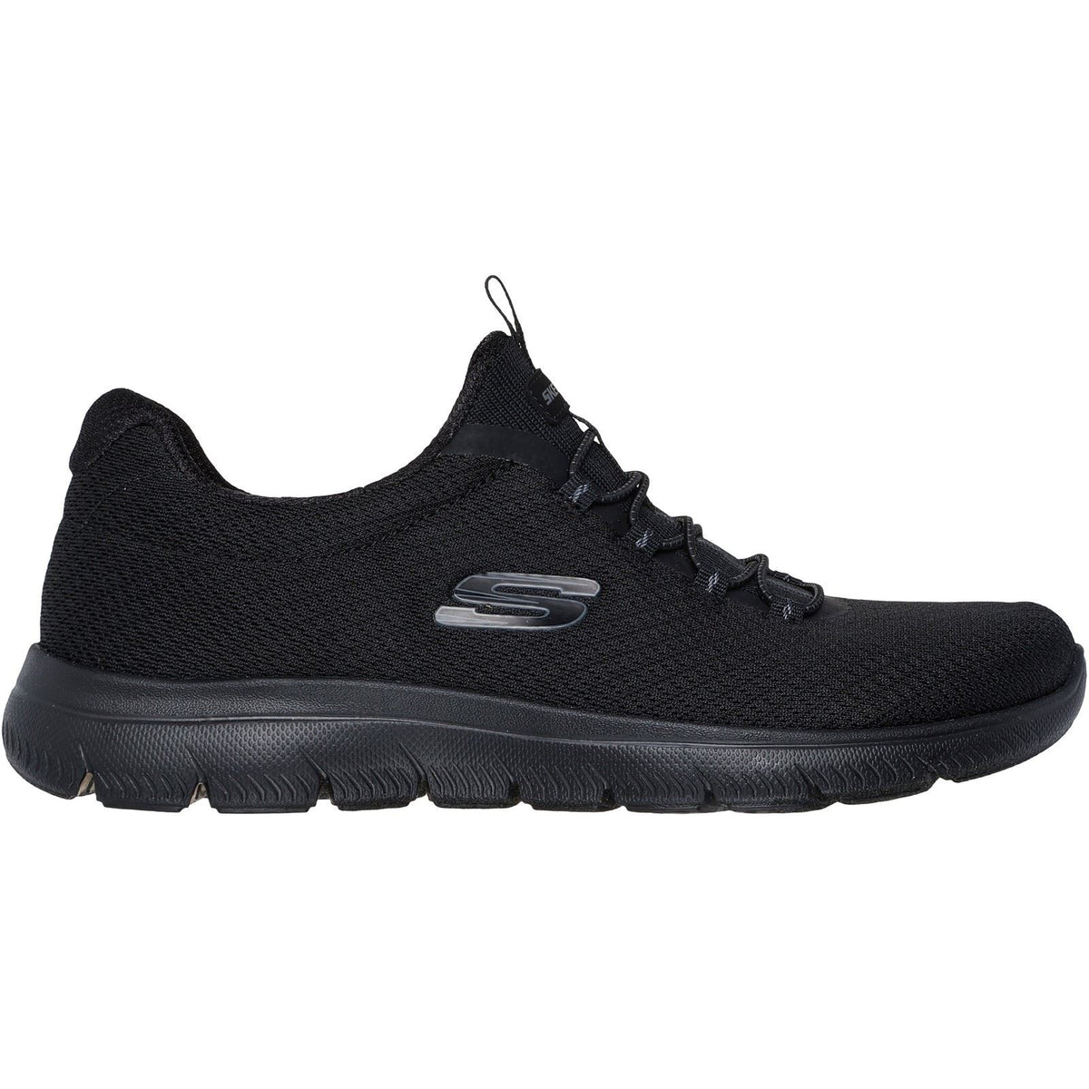 Skechers Summits Summer Blush Textile Women's Black Trainers