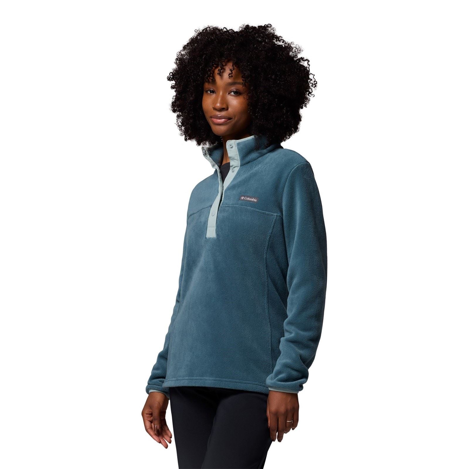 Columbia Benton Springs 1/2 Snap Pull Over II Polyester Women's Blue Pullover