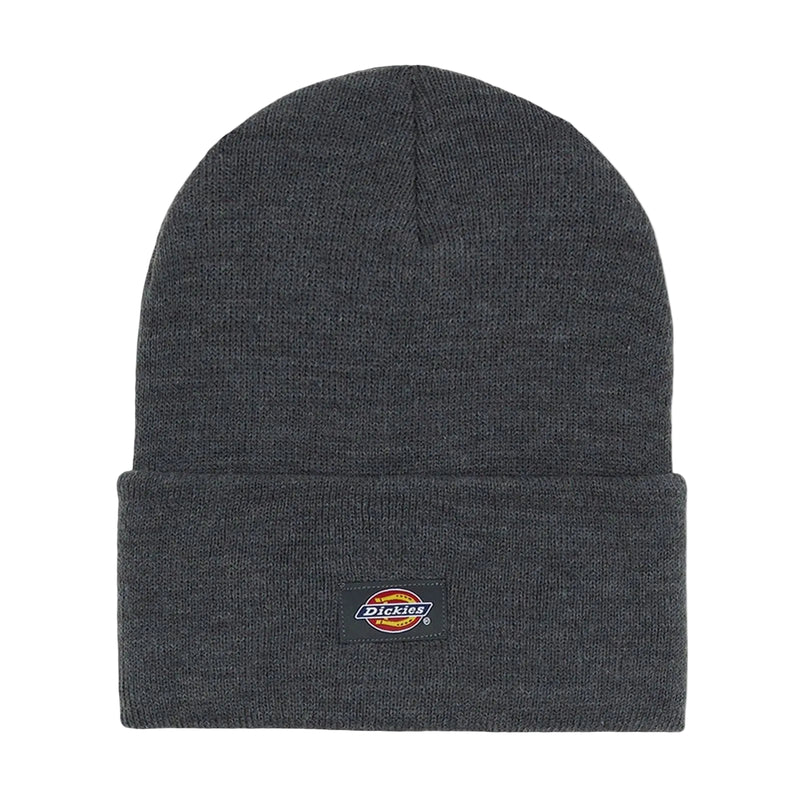 Dickies Acrylic Cuffed Grey Beanie Hat