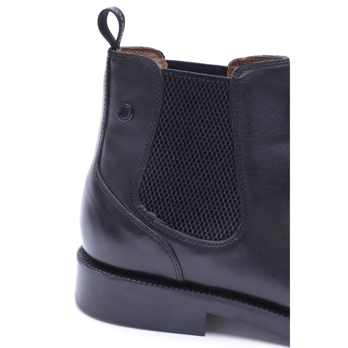 Base London Enzo Leather Men's Black Boots