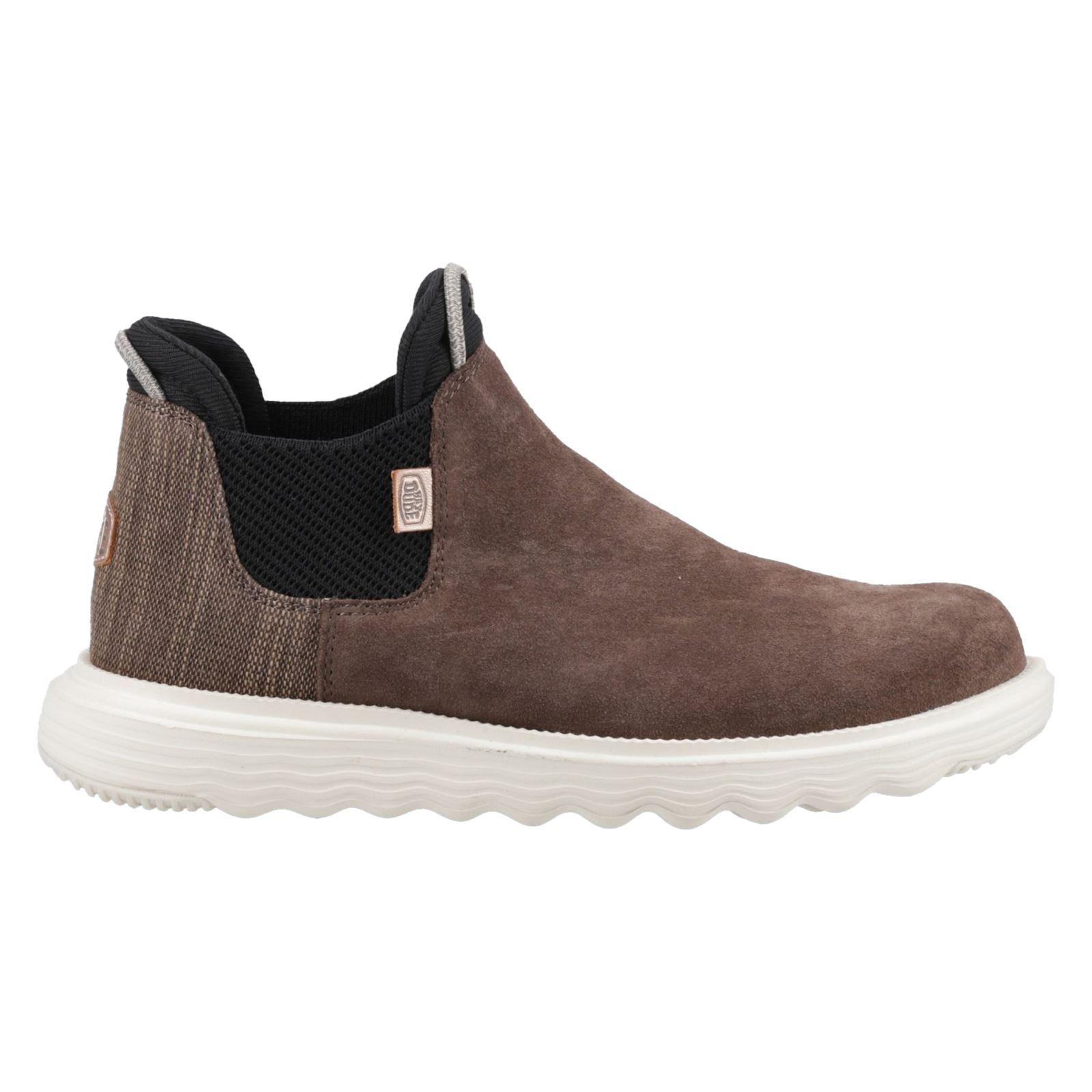 HEYDUDE Branson Leather Women's Coffee Boots