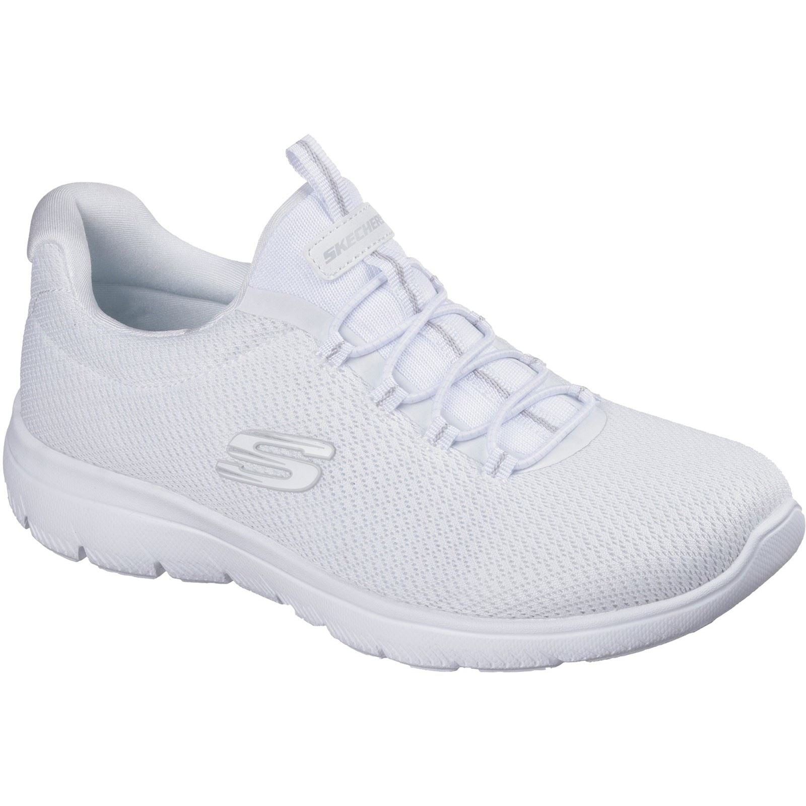 Skechers Summits Summer Blush Textile Women's White Trainers