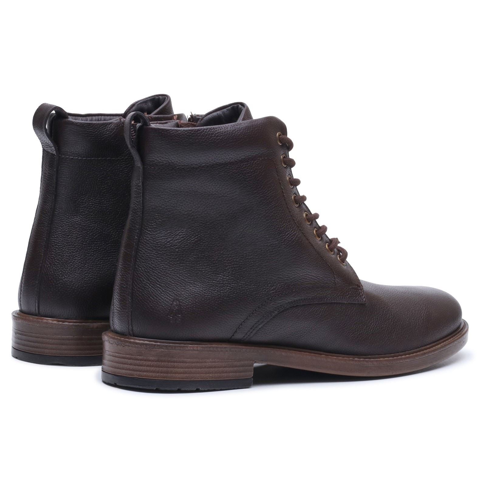 Hush Puppies Irwin Leather Men's BROWN Ankle Boots
