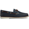 Sperry Authentic Gold Cup Leather Men's Navy Boat Shoes