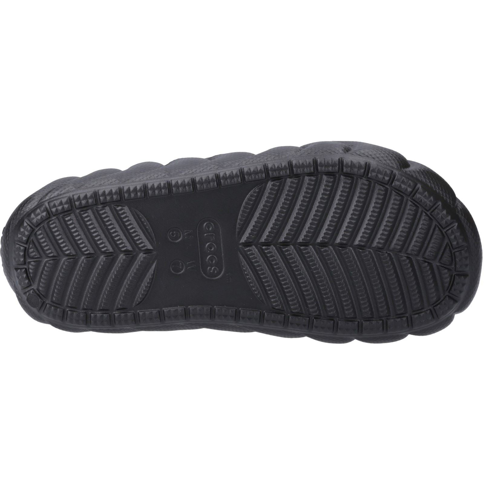 Crocs Classic Cozzzy Overpuff Synthetic Women's Black Sandals