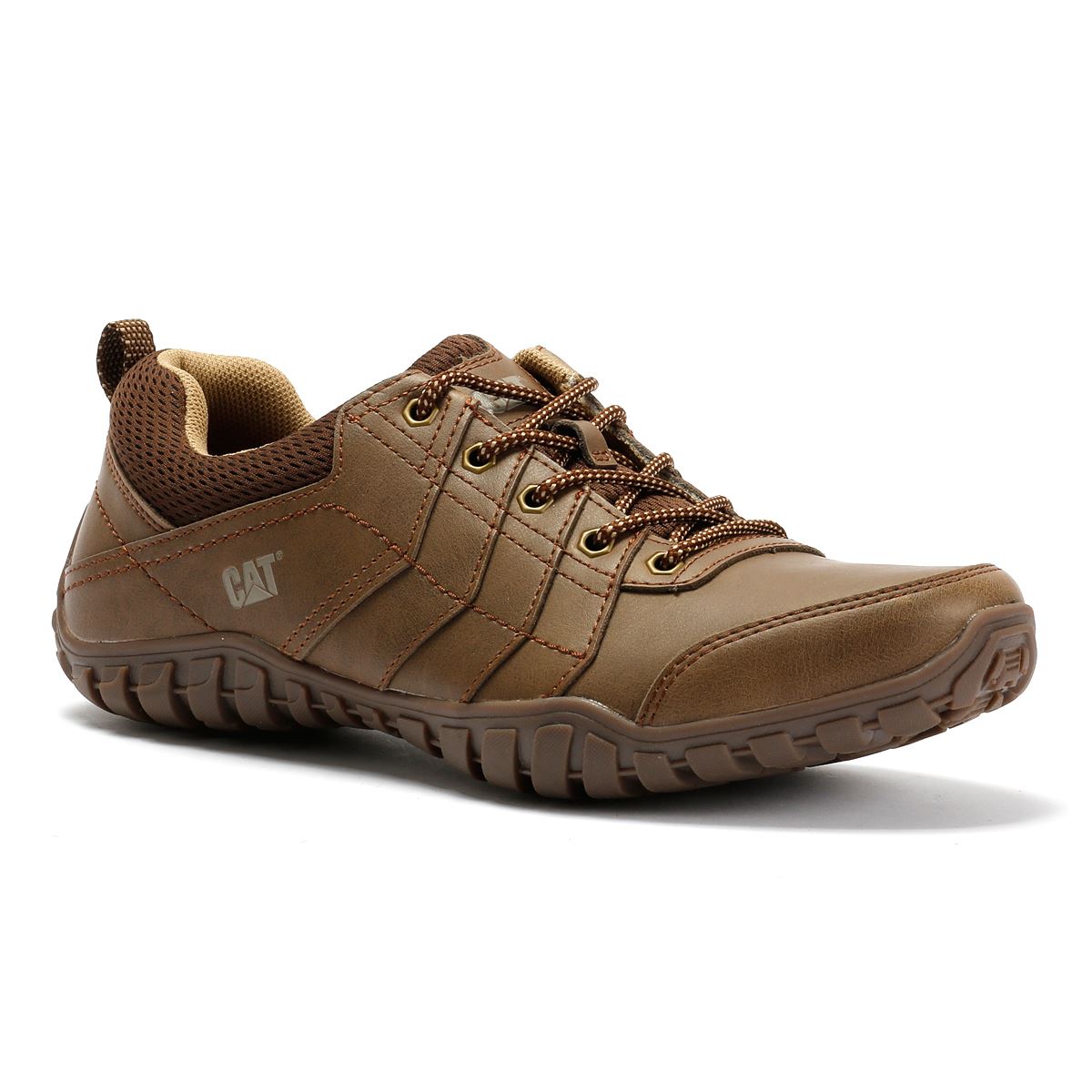 Caterpillar Instruct Suede Men's Brown Lace-Up Shoes