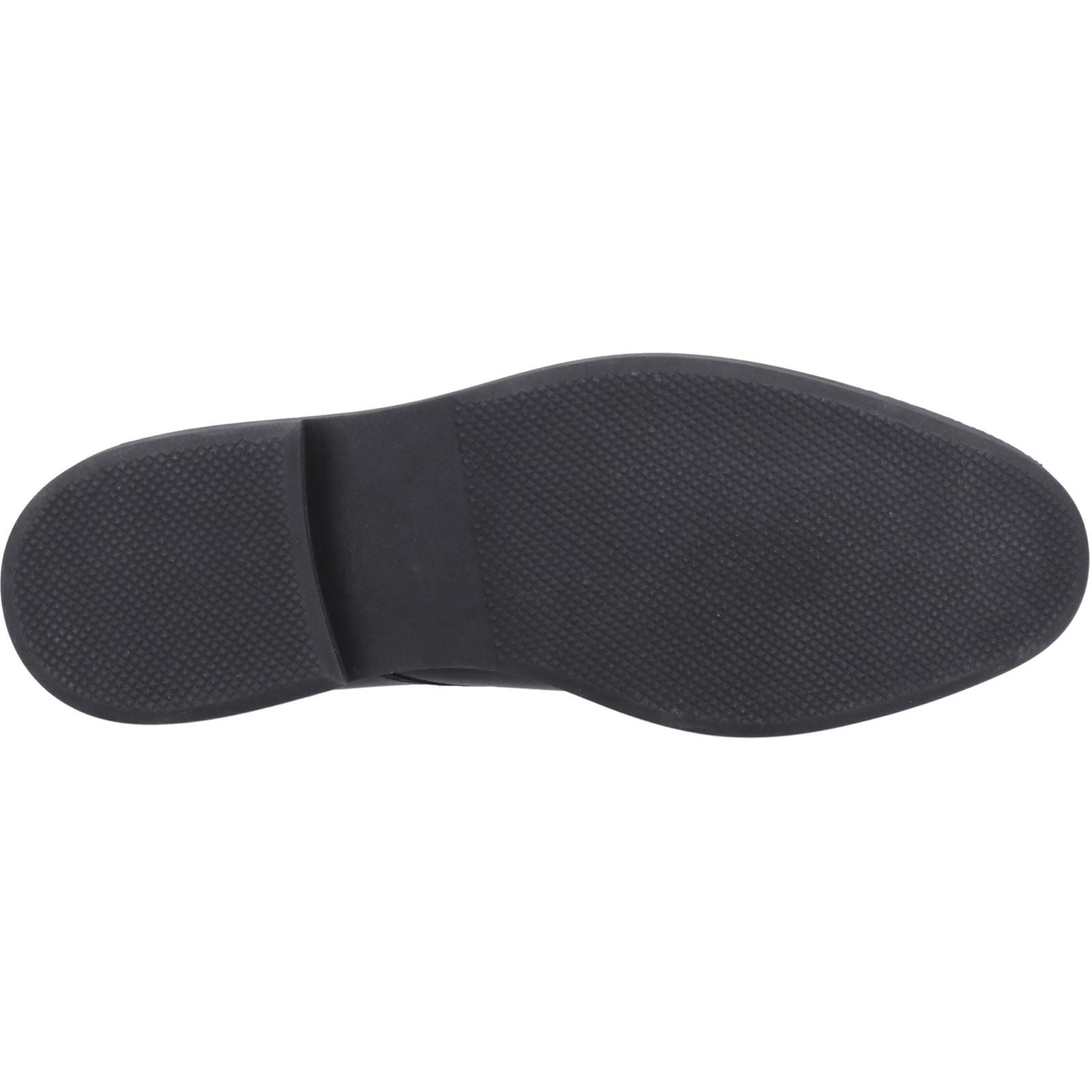 Hush Puppies Kye Leather Men's Black Lace-Up Shoes