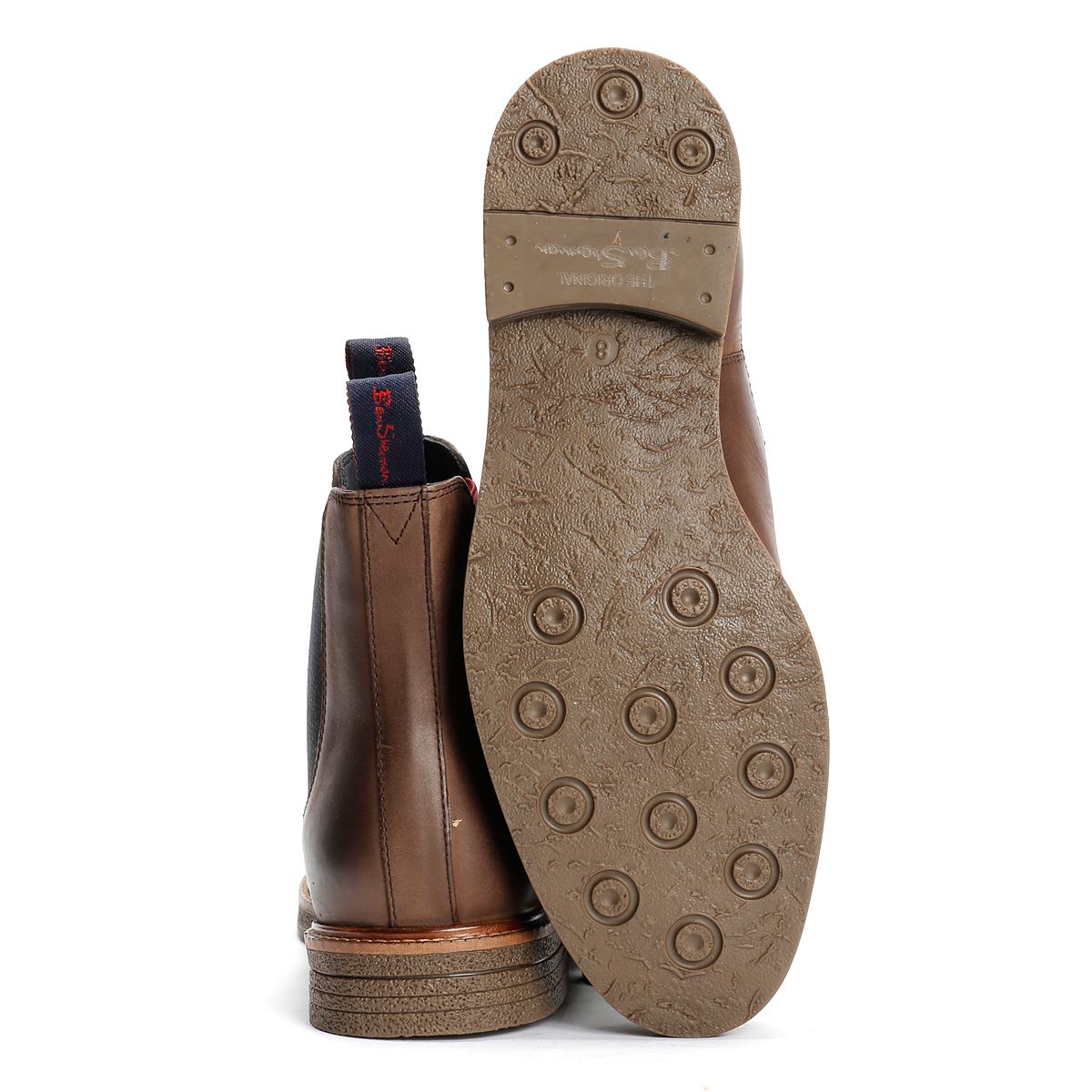 Ben Sherman Walker Chelsea Leather Men's Brown Boots