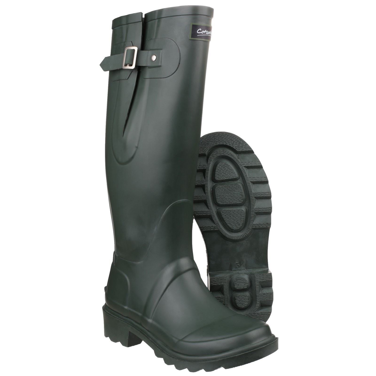 Cotswold Ragley Rubber Green Wellington Boots