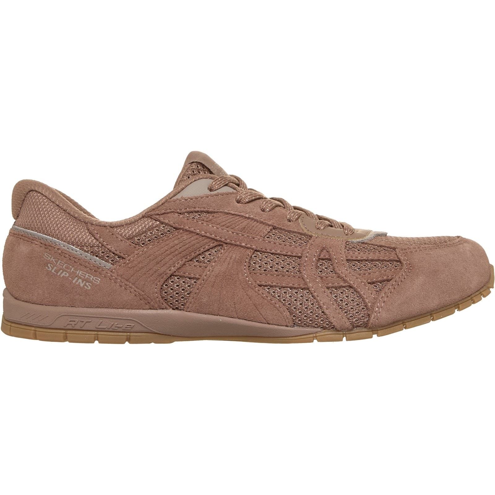 Skechers Retro Lite Oshare Leather Women's Brown Trainers