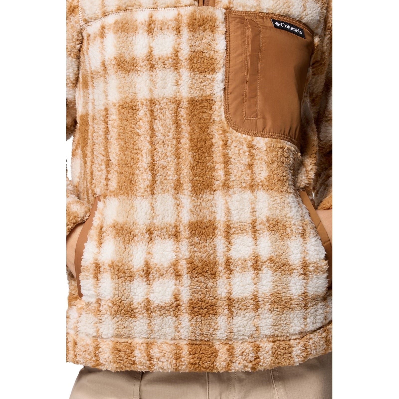 Columbia West Bend 1/4 Zip II Polyester Women's Brown Pullover