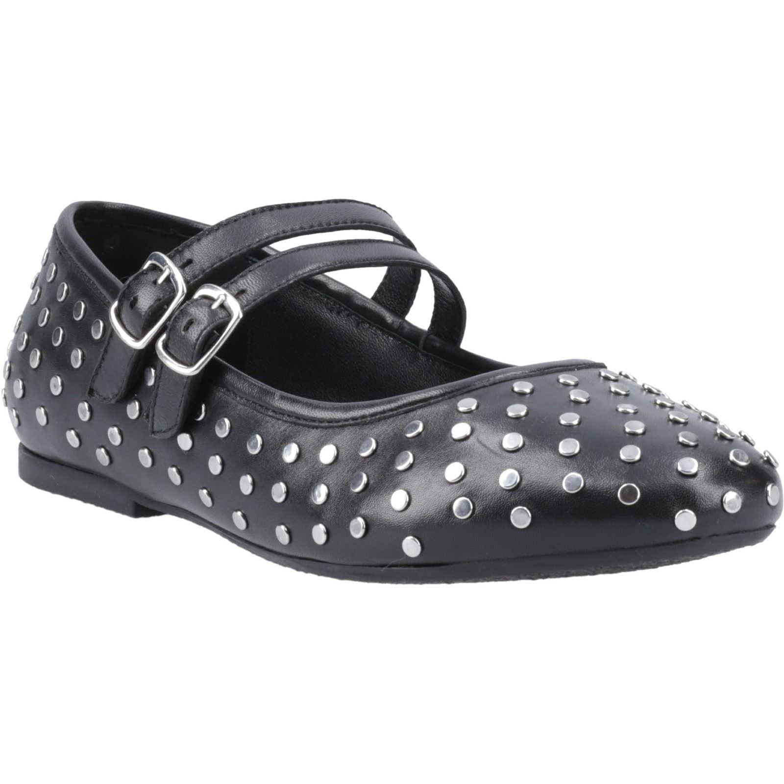 Hush Puppies Nixie Leather Women's Black Shoes