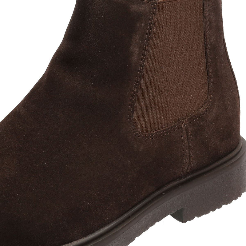 Geox Massimiano B Suede Men's Dark Brown Boots