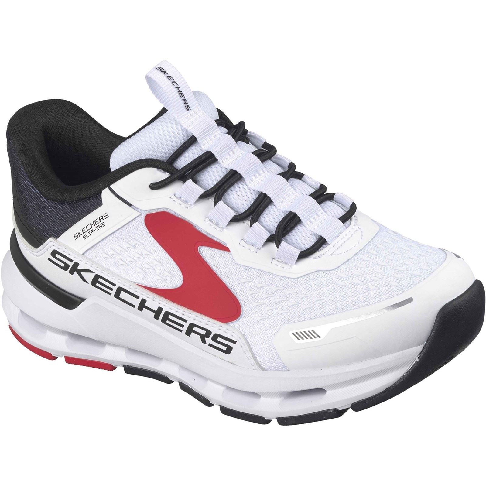 Skechers Glide-Step Plus Vista-Lane Polyurethane Boy's White/Black/Red Trainers