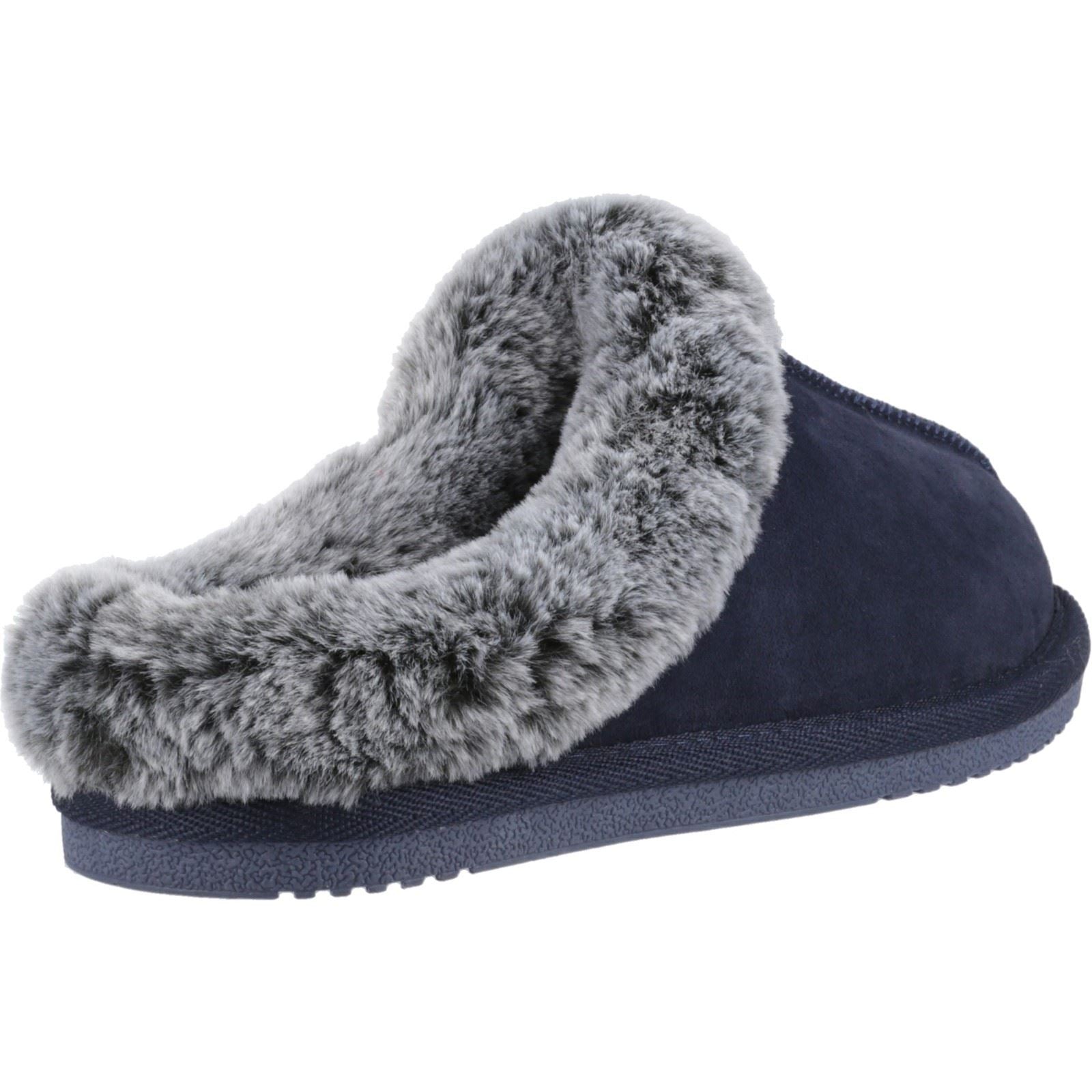 Hush Puppies Amara Suede Women's Dark Navy Slippers