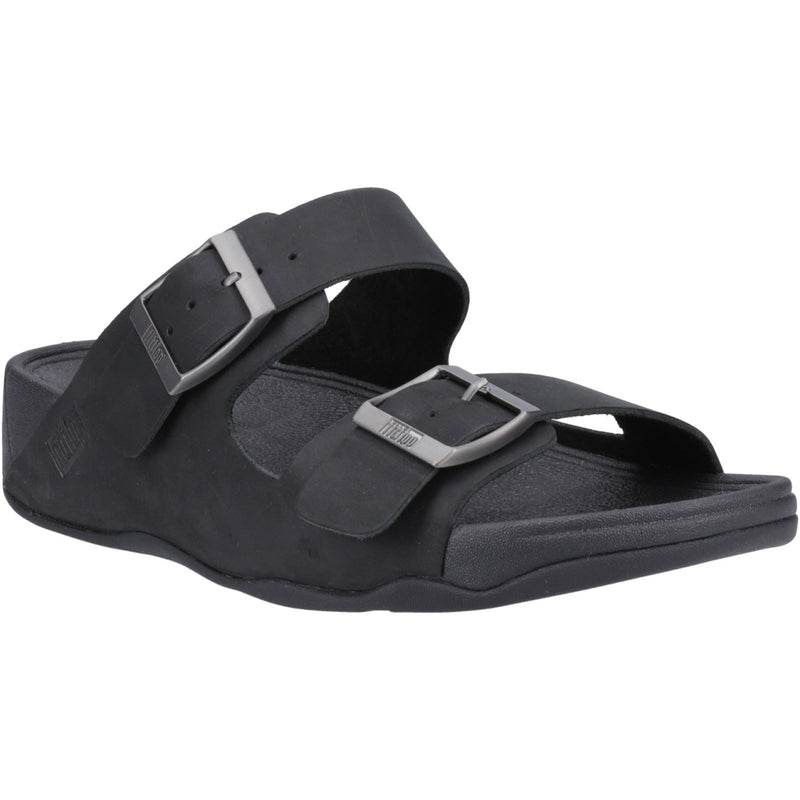 Fitflop Gogh Moc Leather Men's Black Sandals