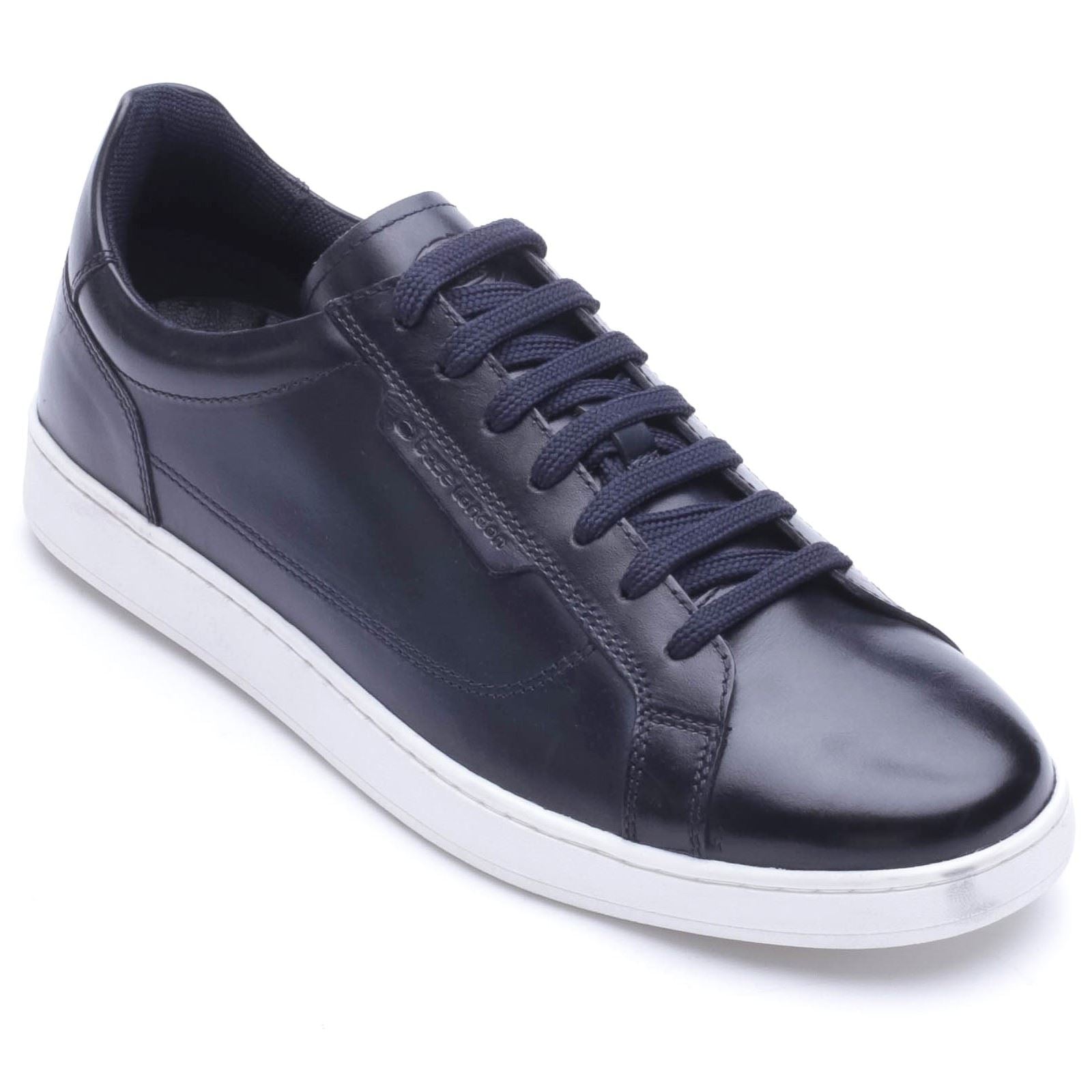Base London Zammo Leather Men's NAVY Trainers