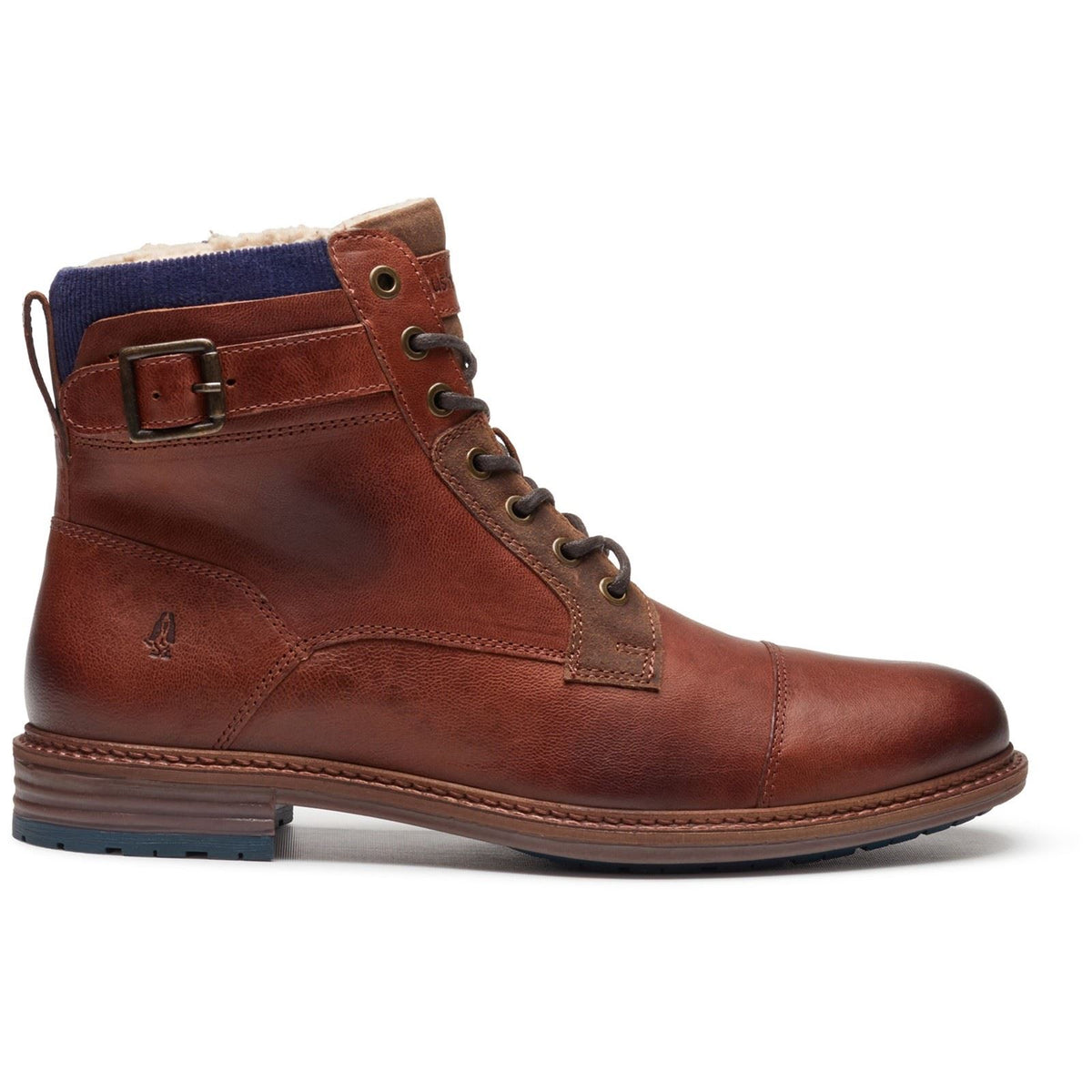 Hush Puppies Jordan Leather Men's Dark Brown Ankle Boots