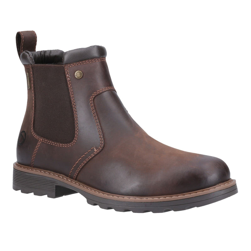 Cotswold Leafield Leather Men's Brown Boots