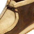 Clarks Originals Wallabee RB Combi Leather Men's Beeswax Brown Boots
