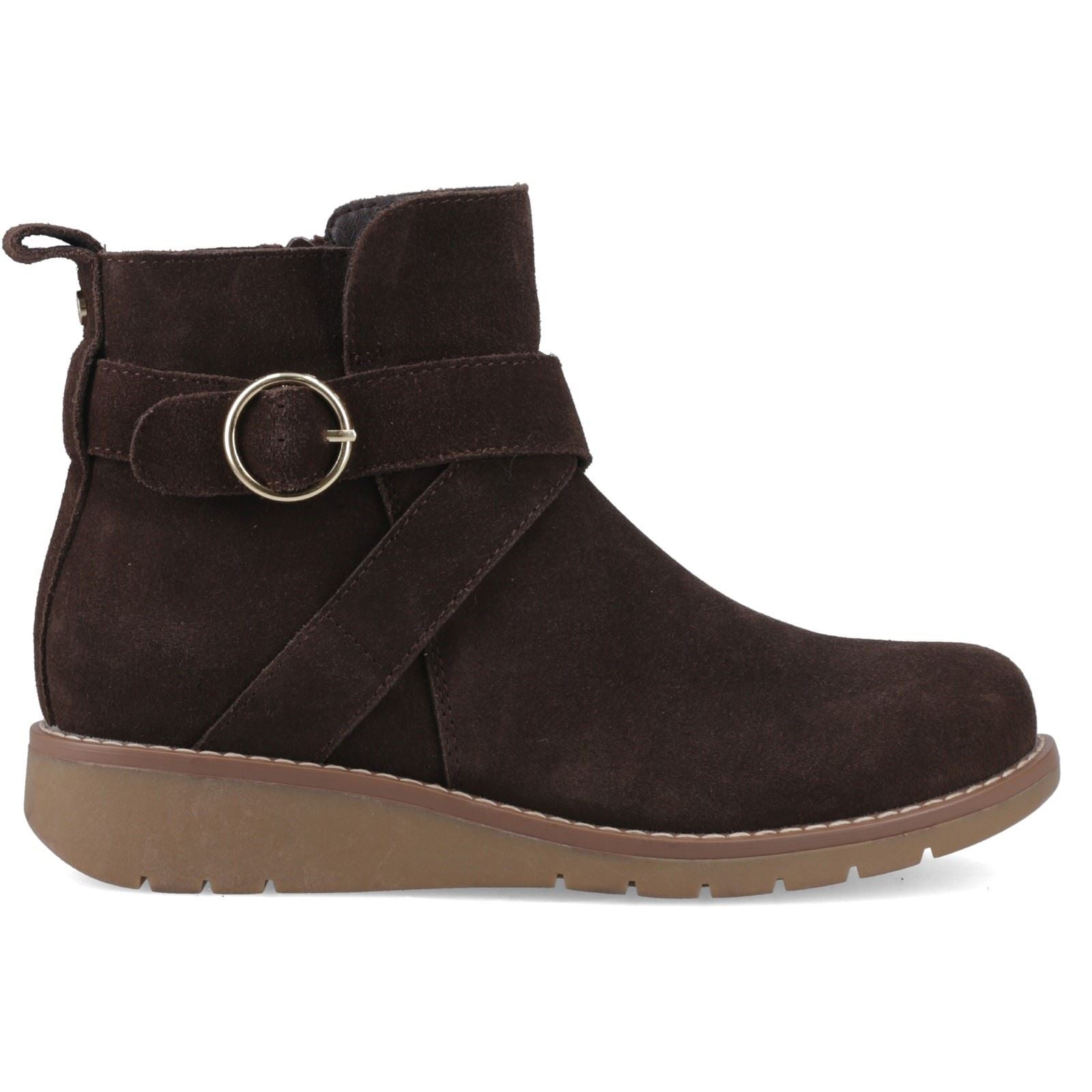 Hush Puppies Lyra Suede Women's Chocolate Boots