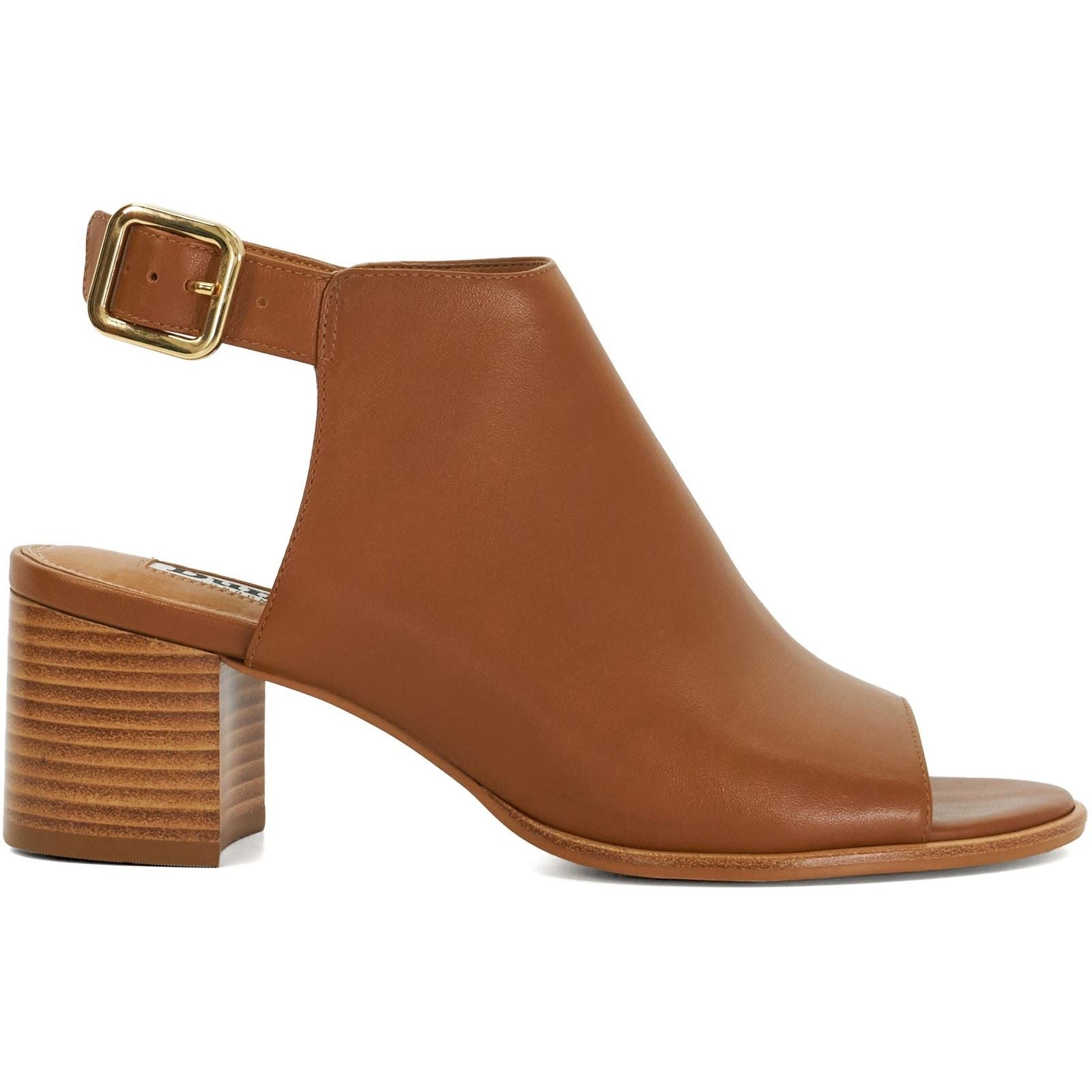 Dune Joupin Leather Women's Tan Sandals