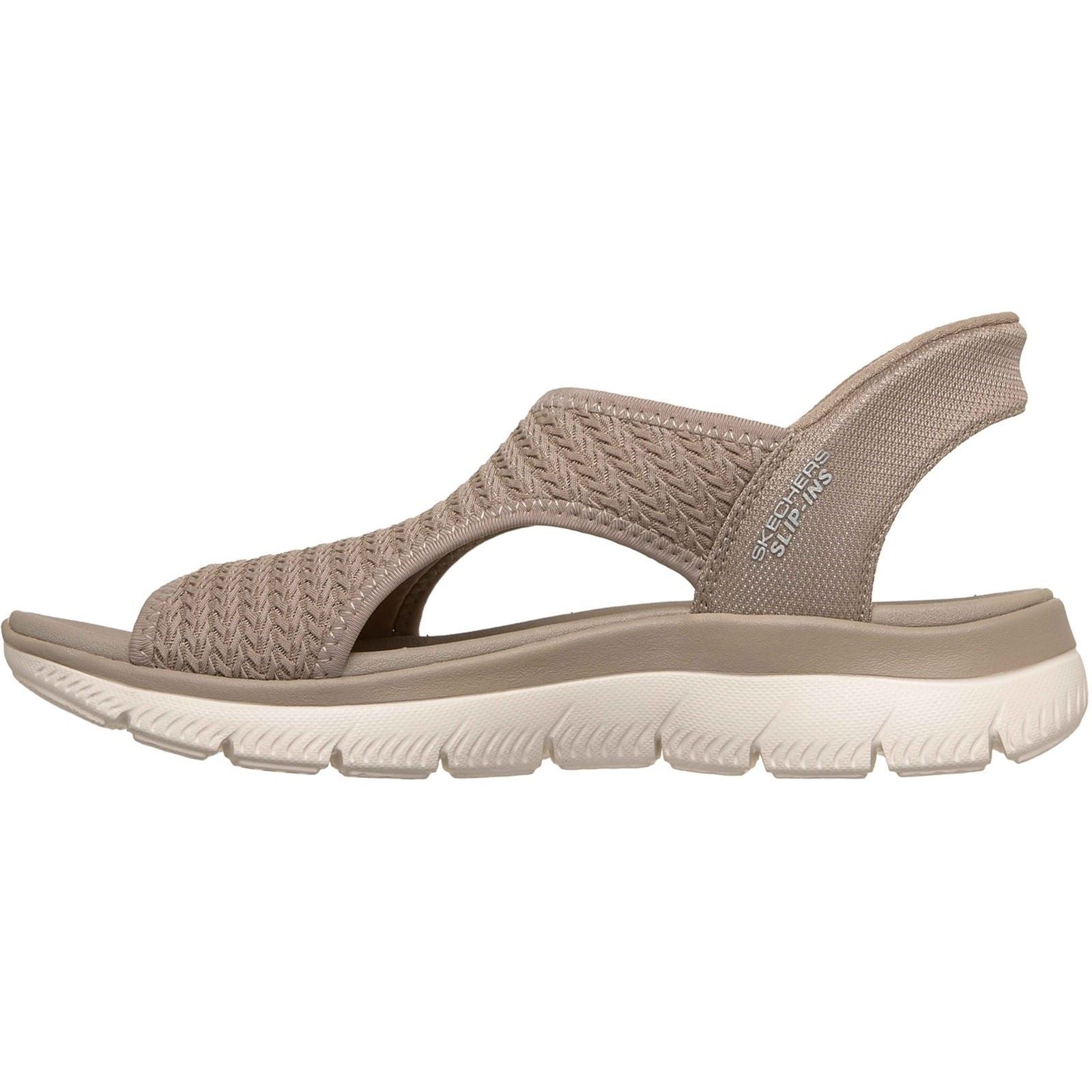 Skechers Summits Sweetly Evolved Textile Women's Taupe Standard Sandals