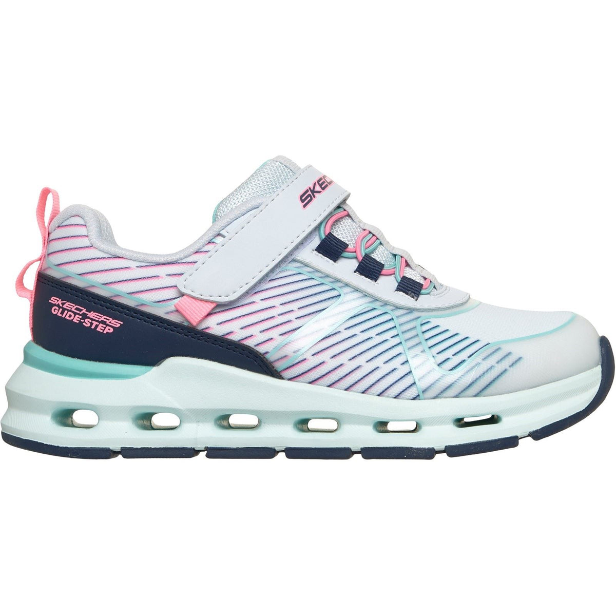 Skechers Glide-Step + Sprint Lines Girl's Mint/Multi Trainers