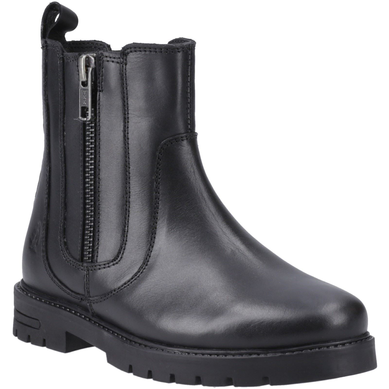Hush Puppies Liana Leather Girls's Black Boots