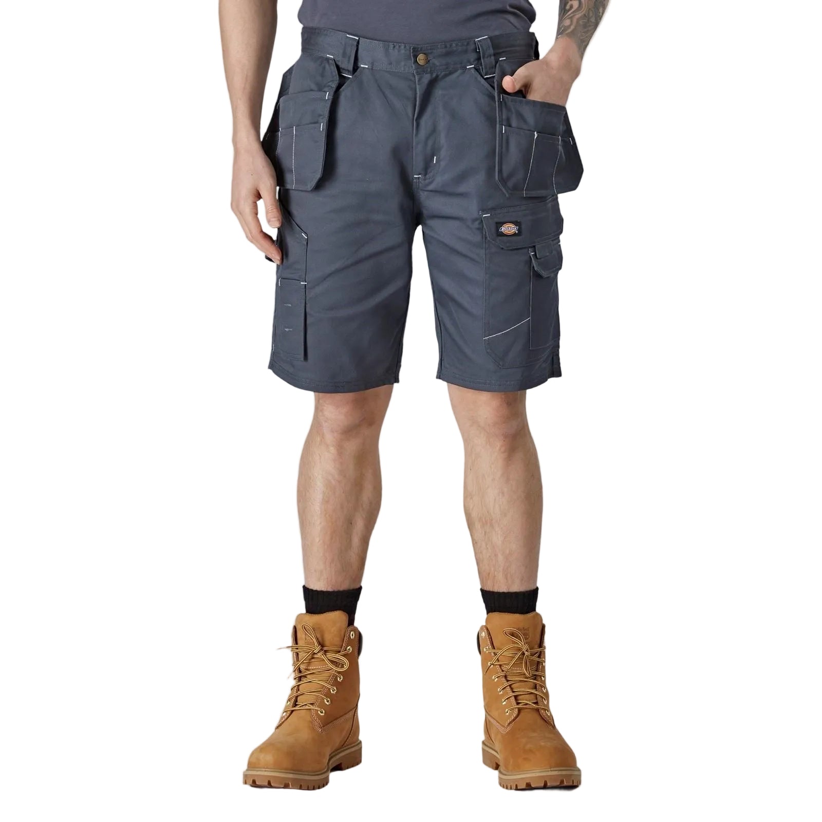 Dickies Redhawk Pro Work Polyester Men's Grey Work Shorts