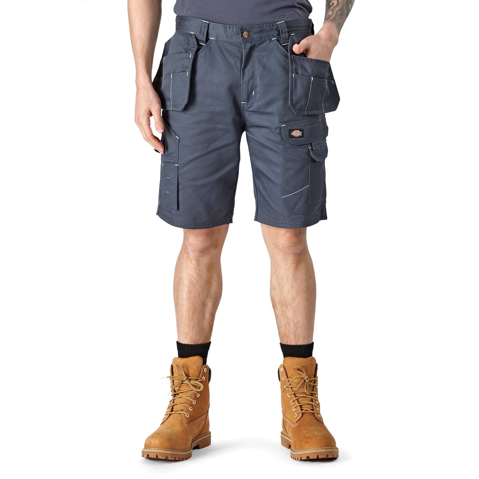 Dickies Redhawk Pro Work Polyester Men's Grey Work Shorts