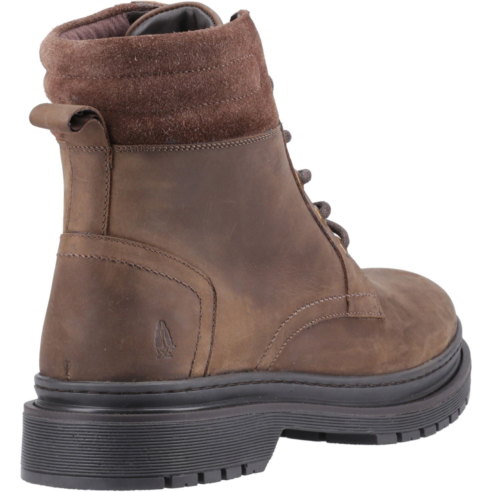 Hush Puppies Jarrod Leather Men's Brown Ankle Boots