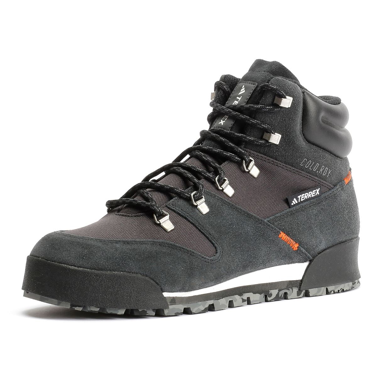 Adidas Terrex Snowpitch COLD.RDY Suede Men's Black Hiking Boots