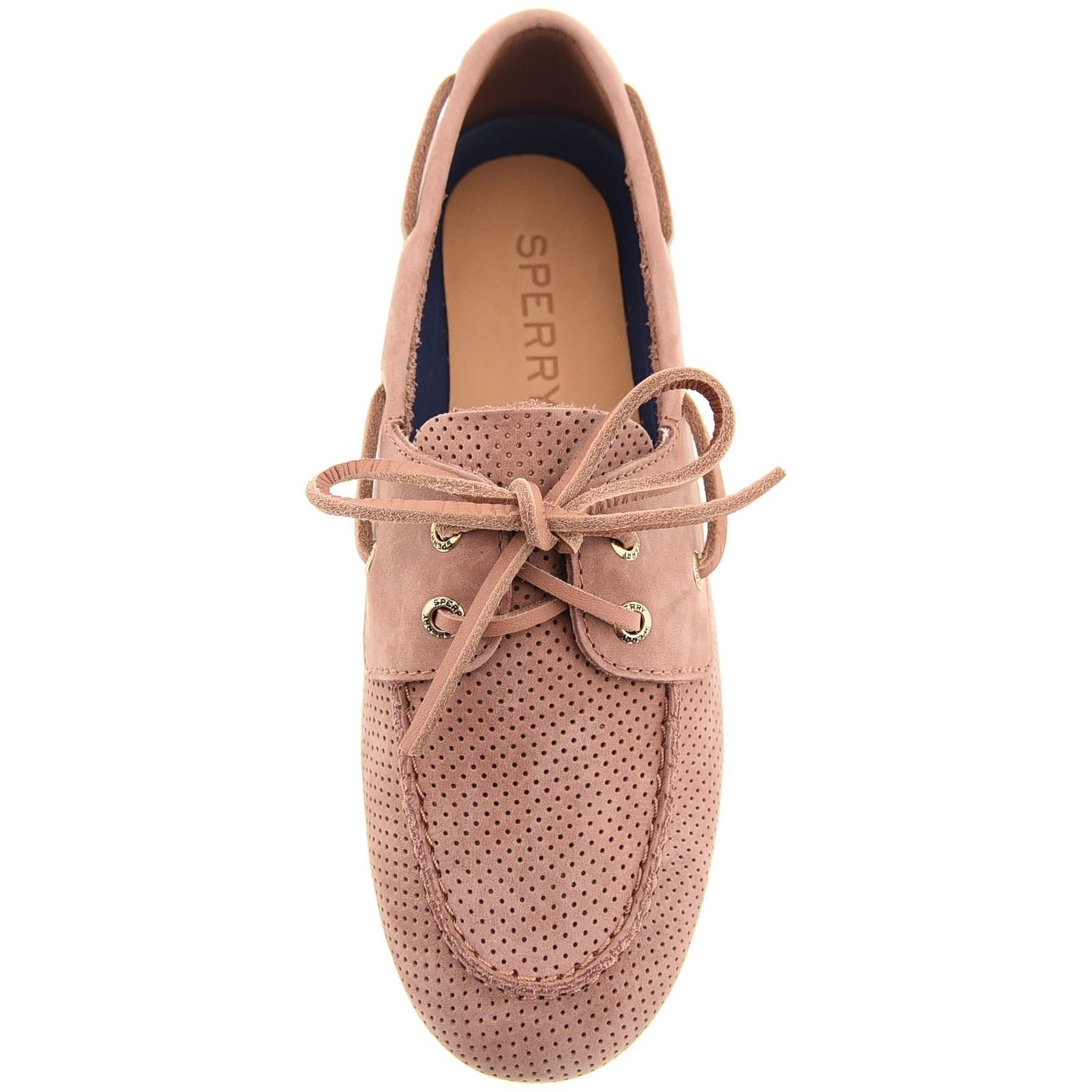 Sperry Slim Boat Shoe Leather Women's Amaretto Boat Shoes