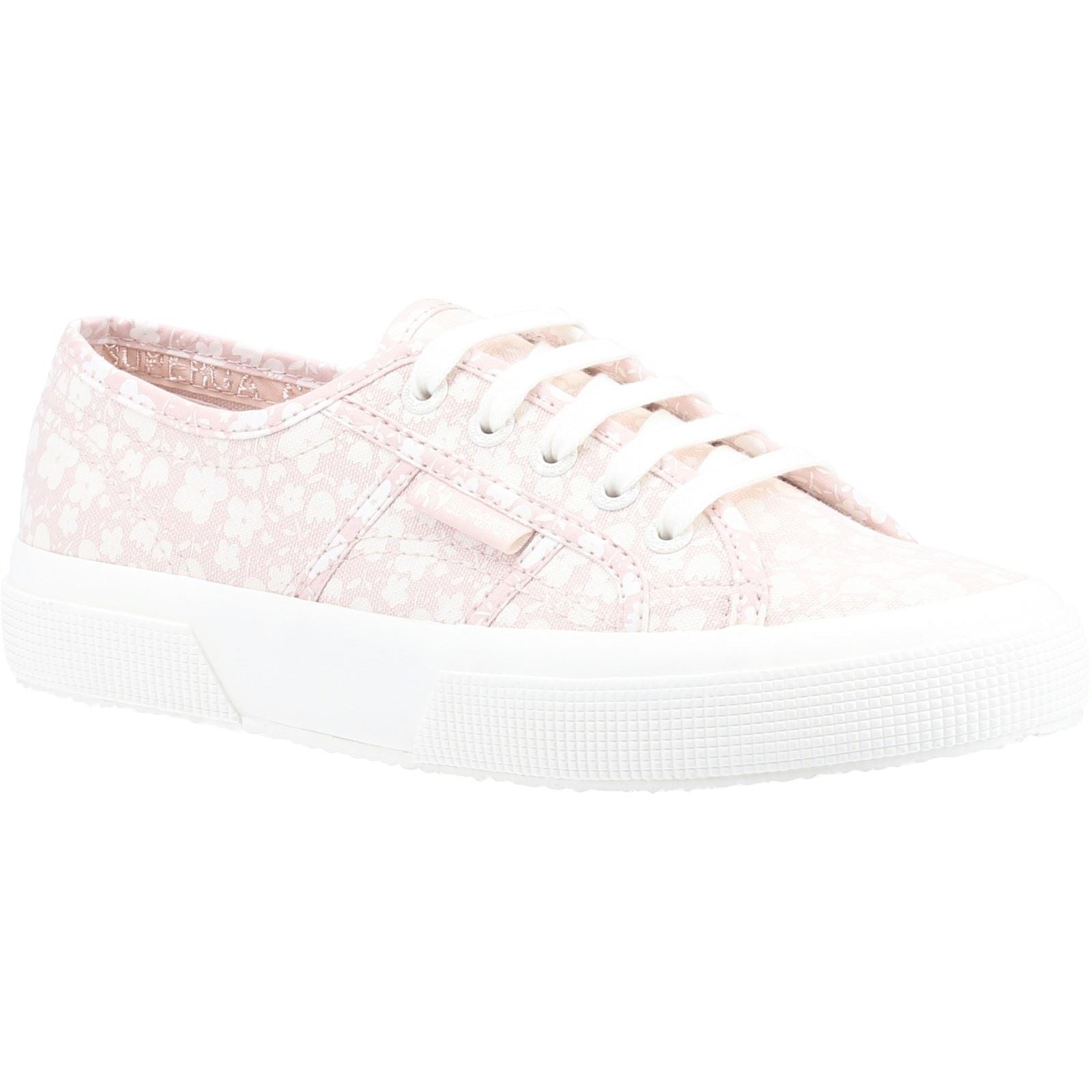 Superga 2750 Print 100% Cotton Women's Pink/White Trainers