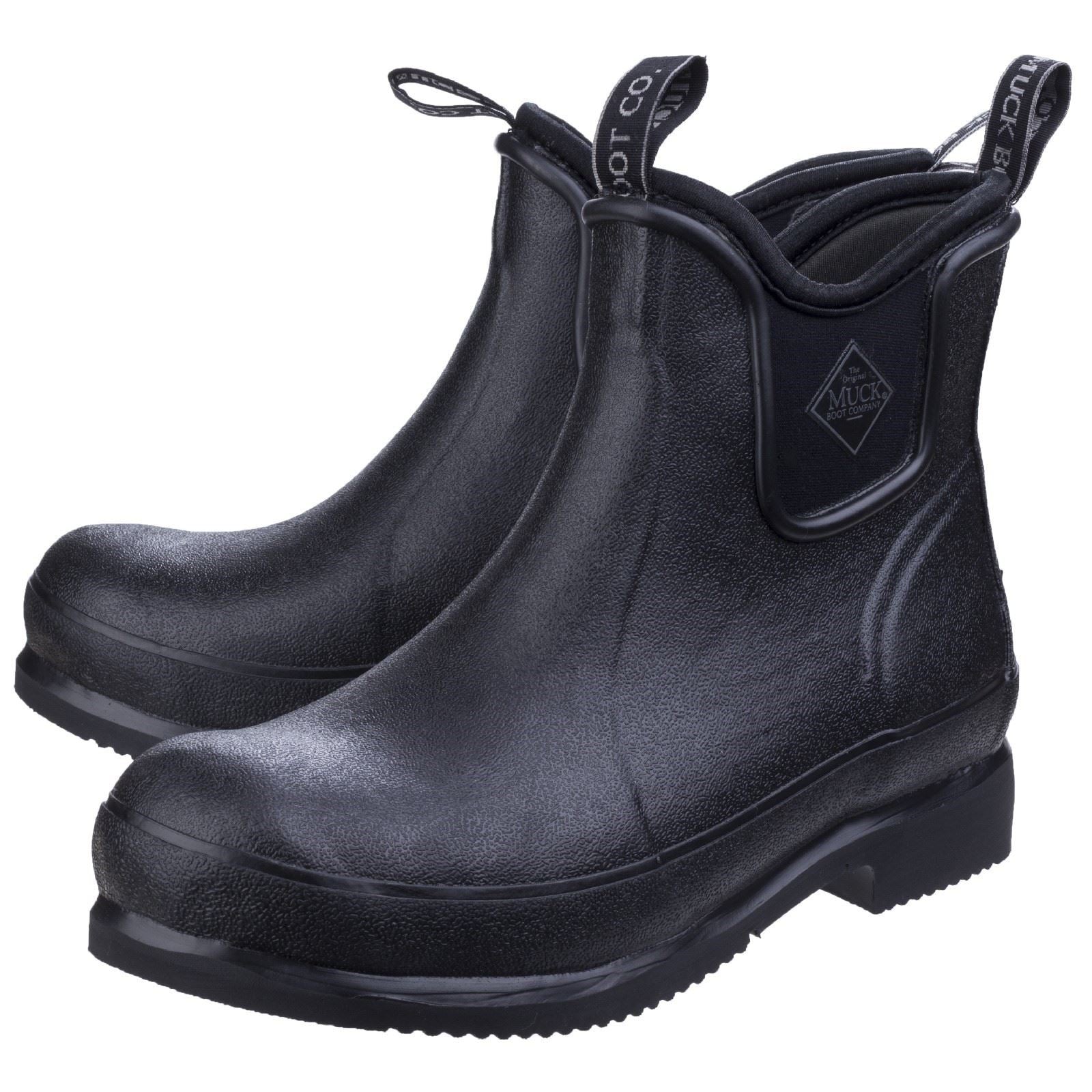 Muck Boots Wear Rubber Black/Black Wellington Boots