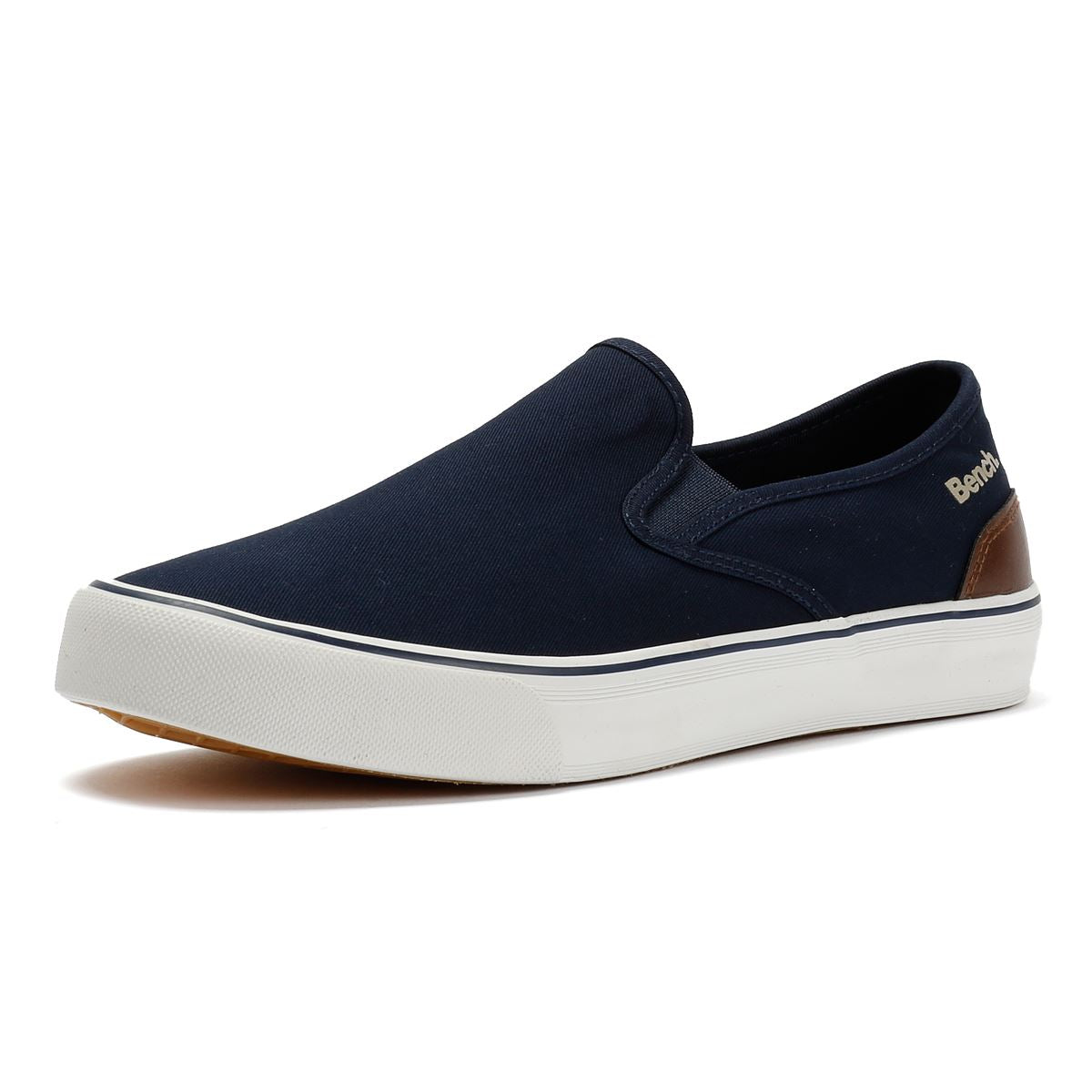 Bench Dalton Canvas Slip On Men's Navy Trainers