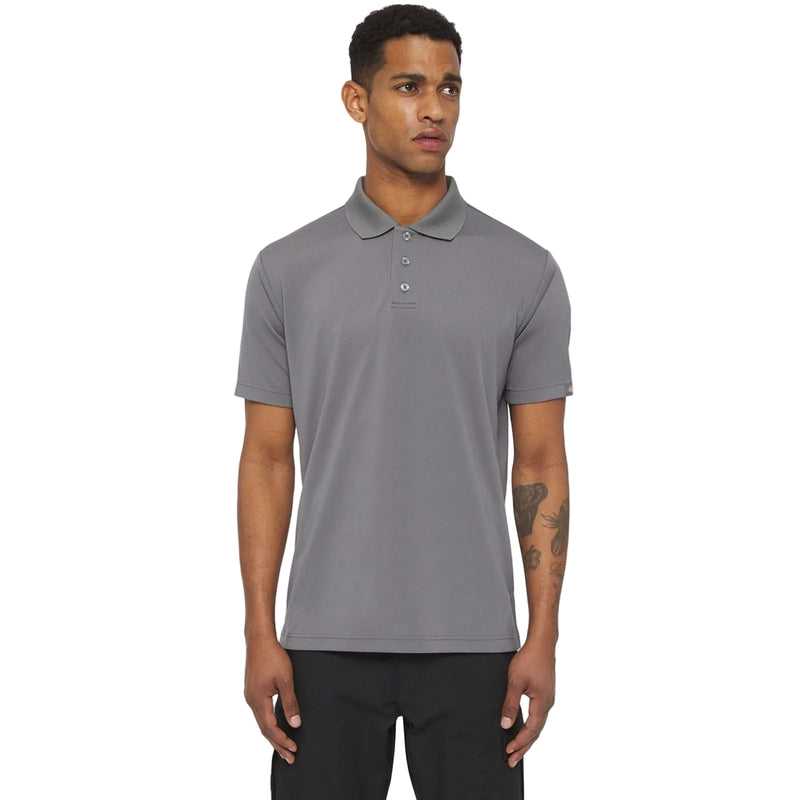 Dickies Everyday Polyester Men's Grey Polo Shirt
